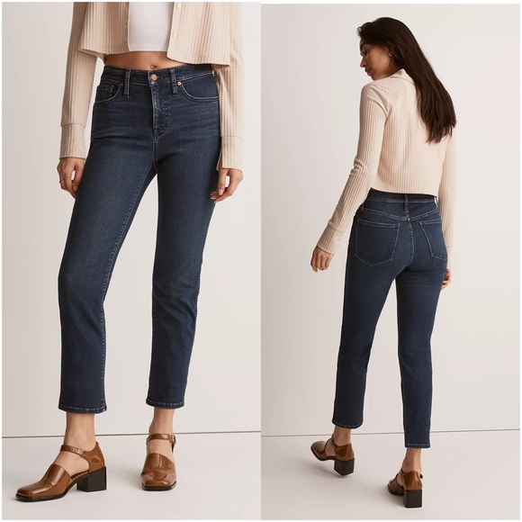 Madewell Mid-Rise Stovepipe Jeans in Dahill Wash - Picture 1 of 14